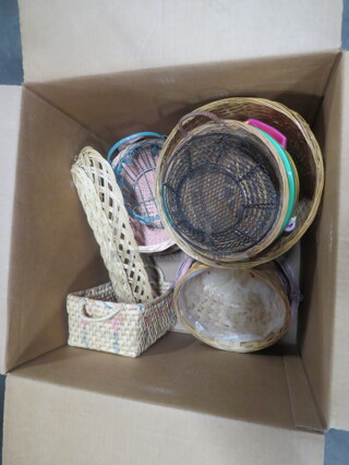 One Lot Of ASsorted Baskets.
