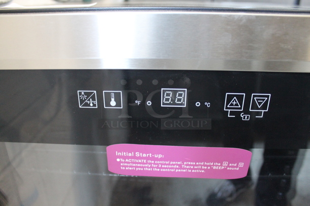 BRAND NEW SCRATCH AND DENT! Avanti BCA306SS-IS Stainless Steel Commercial 108 Can Capacity Cooler Merchandiser. 115 Volts, 1 Phase. Tested and Working! - Image 4 of 9