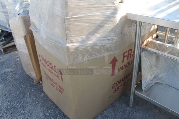 ALL ONE MONEY! Lot of BRAND NEW! Gray Poly Shelf Pieces. Includes 20x11 - Image 4 of 4