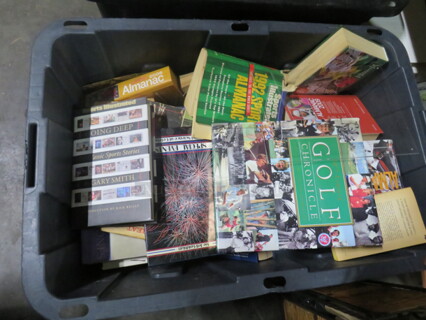 One Mega Lot Of Assorted Sports Books