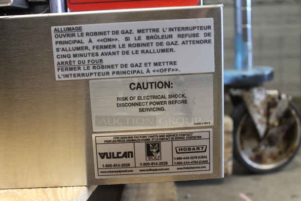 BRAND NEW SCRATCH AND DENT! Vulcan VC5GD-11D1Z Commercial Stainless Steel Natural Gas Convection Oven With Steel Racks. Tested and Working! - Image 10 of 10