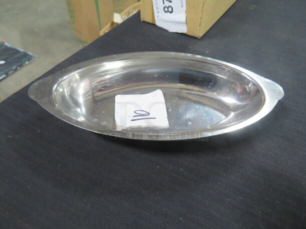 NEW Winco 9X4.5 Stainless Steel Appetizer Dish. 8XBID - Image 1 of 1