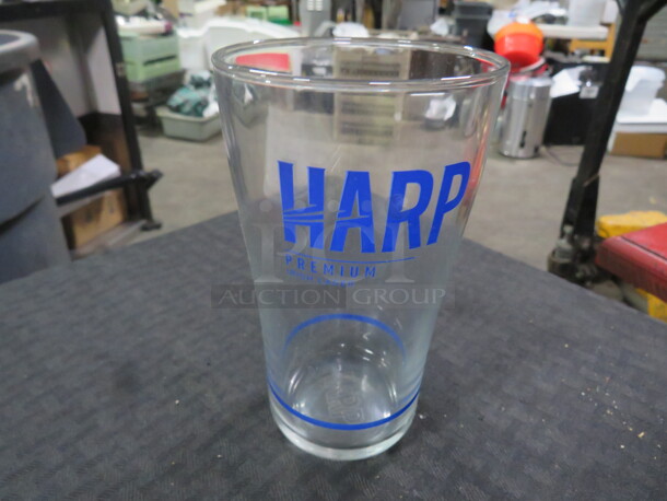 Harp Beer Glass. 8XBID