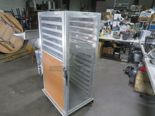 One Lockwood 1 Door Holding Cabinet On Casters. Model# CA57RR13-CD-R. 23X29.5X57.5. - Image 2 of 4