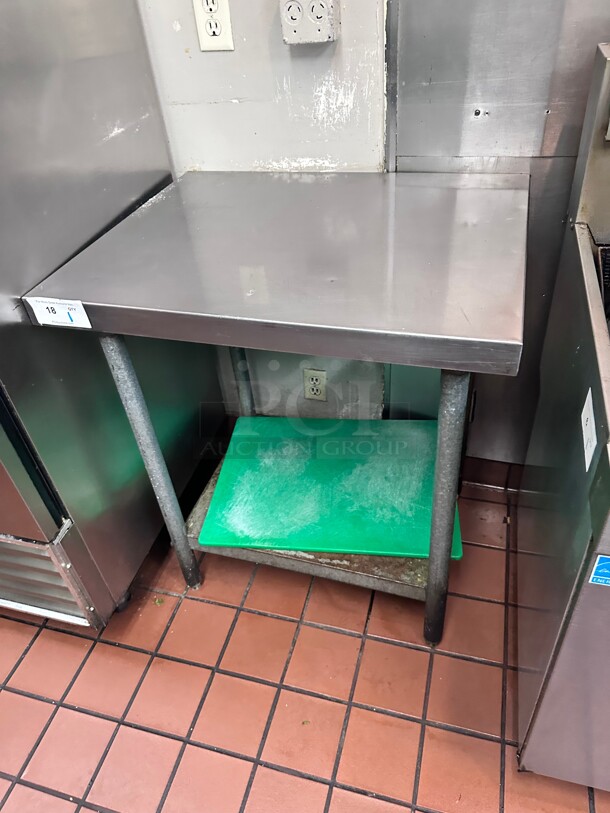Clean! Commercial Stainless Steel Work Prep Table 30 inch wide  NSF  - Image 4 of 4