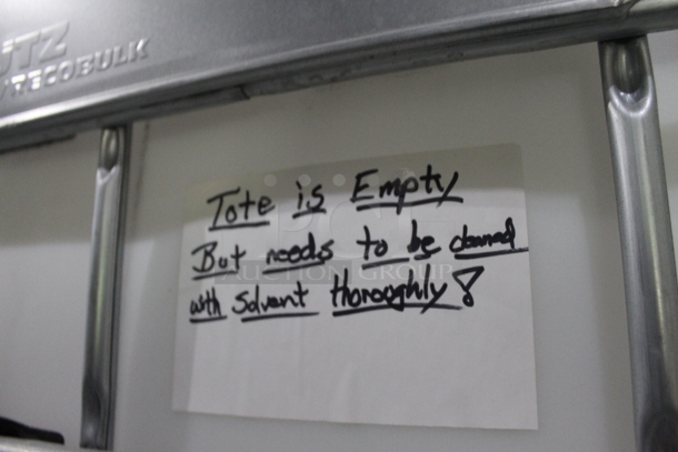 ALL ONE MONEY! Lot of 3 Poly Tanks in Metal Cage. BUYER MUST REMOVE.  - Image 5 of 5