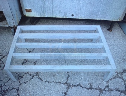 One Aluminum Dunnage Rack. 62X24X9