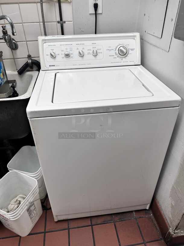 Kenmore 20232 3.5 Cu. Ft. Top-Load Washer W/Porcelain Basket - White 115 Volt Working! - Image 3 of 7