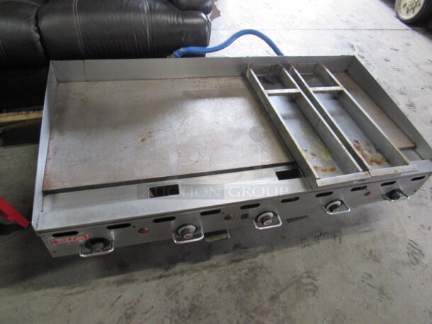 One AWESOME Vulcan Natural Gas Griddle With Thermostatic Controls. Model# MSA-60-10. 60X32X11. $8920.00 - Image 4 of 4