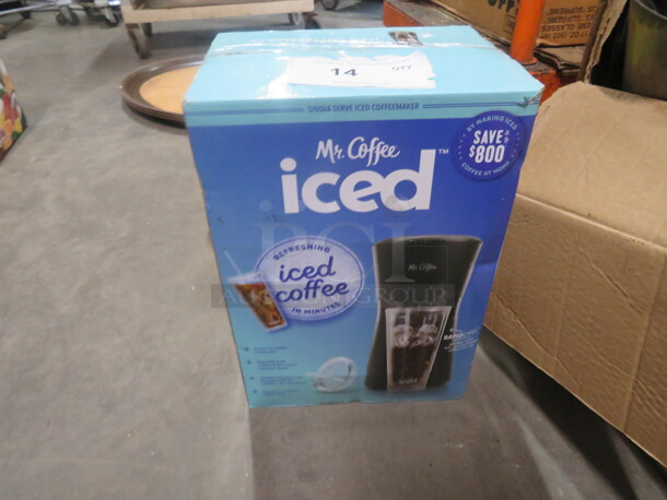 One NEW Mr Coffee Iced Coffee Brewer. 