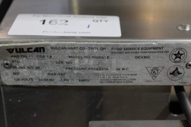 Vulcan G30 Stainless Steel Commercial Natural Gas Powered Floor Style Braising Pan. 90,000 BTU.  - Image 4 of 5