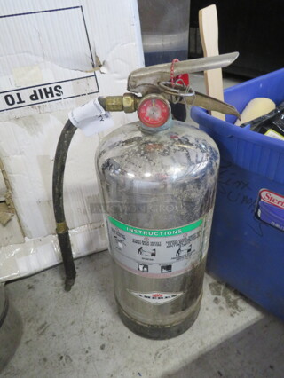One Amerex Wet Chemical Extinguisher.