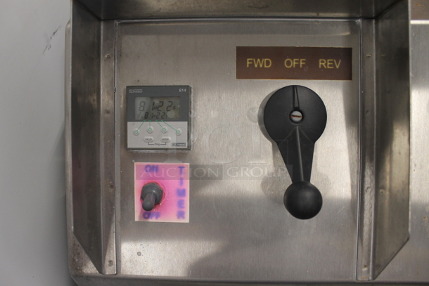 Daniels DMX 100 Stainless Steel Commercial Floor Style Meat Mixer on Commercial Casters. 115 Volts, 1 Phase. Tested and Working! - Image 4 of 11