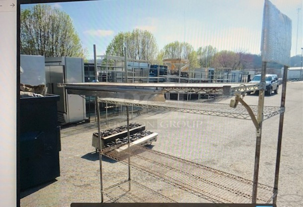 One Metro Shelf With 4 Shelves. 72X18X74 - Image 1 of 1