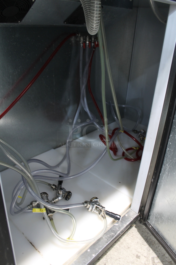 Beverage Air DD94HC-1-B Stainless Steel Commercial Direct Draw Kegerator w/ 3 Tap Beer Tower and 2 Tap Beer Tower. 115 Volts, 1 Phase. Tested and Powers On But Does Not Get Cold - Image 8 of 9