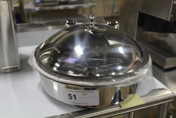 NEW! Vollrath Intrigue 6qt.Induction Chafer Dish. 15.5x15.5x4 - Image 1 of 2