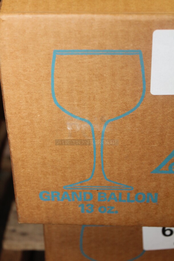 NEW IN BOX! 1 Box (24 Count) Arcoroc  Grand Ballon Wine Glasses. 24X Your Bid!  - Image 3 of 4