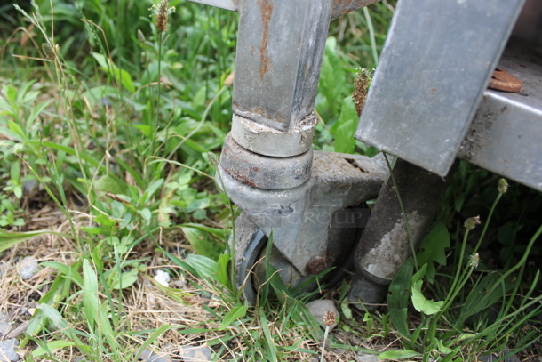 Stainless Steel Table w/ Under Shelf on Commercial Casters.  - Image 6 of 9