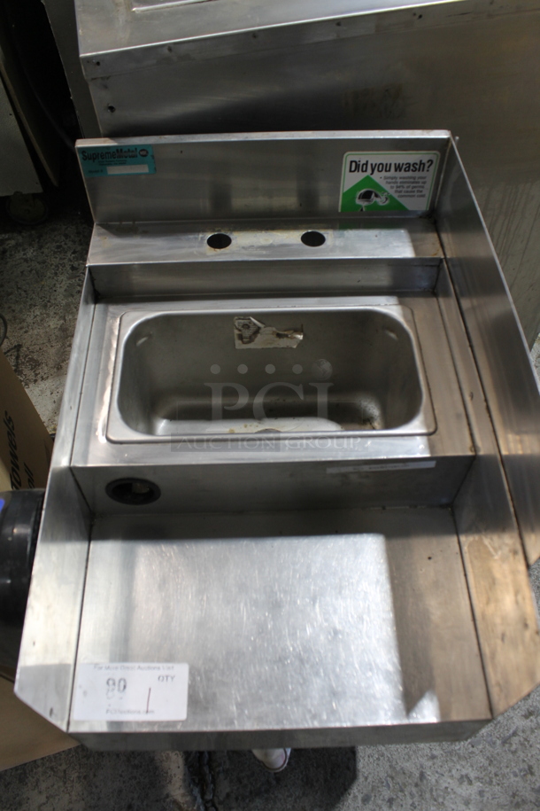 SupremeMetal Stainless Steel Commercial Sink.  - Image 2 of 6