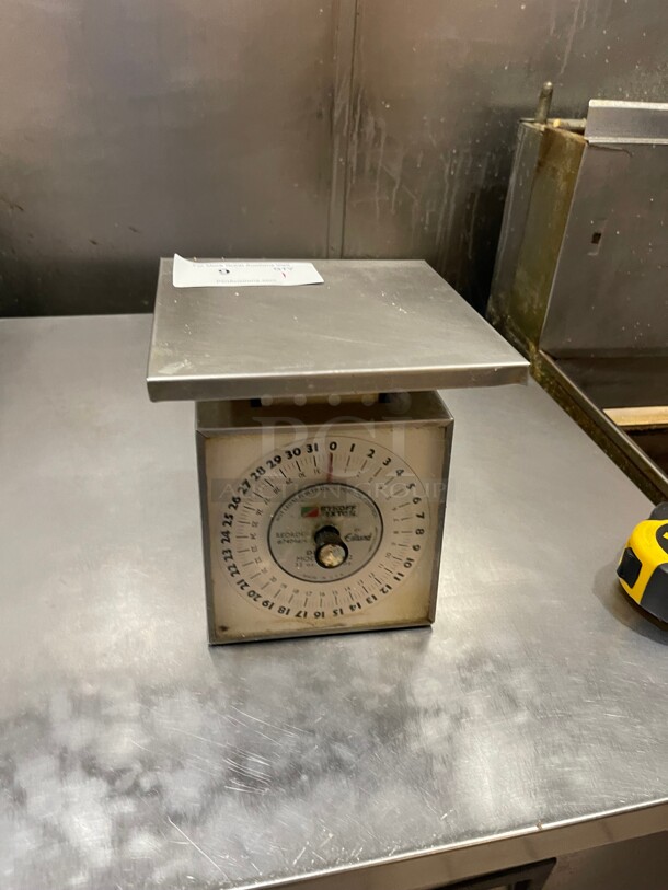 Working! Edlund RsD-2 Commercial Rotating Scale 32 oz x 1/4 oz, Dial Type, w/ Air Dashpot NSF Tested and Working! 8x8x9 - Image 4 of 7