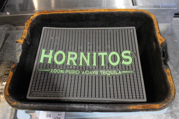 ALL ONE MONEY! Lot of Various Items Including Hornitos Bar Mat, Poly Bin and 2 Blue Cutting Boards - Image 3 of 4