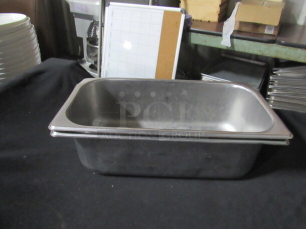 1/3 Size Long 4 Inch Deep Perforated Hotel Pan. 2XBID.  - Image 1 of 2