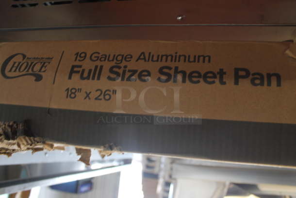 12 BRAND NEW SCRATCH AND DENT! Choice 407BUNFULL Metal Full Size Baking Pans. 12 Times Your Bid! - Image 5 of 7