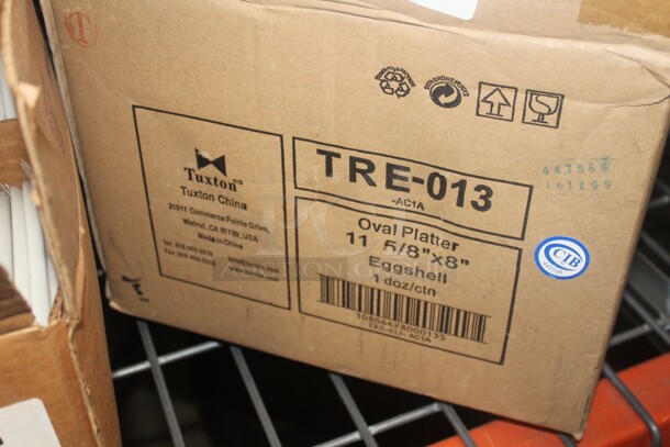 NEW IN BOX! 6 Tuxton 11 5/8"x8" Oval Platters. 6X Your Bid!  - Image 2 of 2