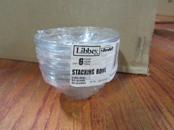 NEW Libbey Duratuff 2-3/4oz Stacking Bowl. 6XBID