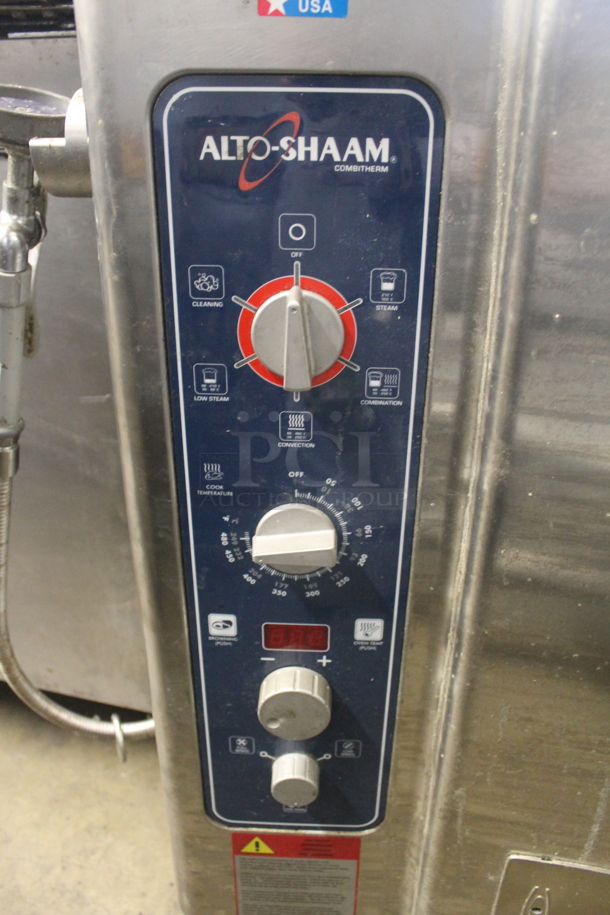 2012 Alto Shaam 7.14 ESG S Stainless Steel Commercial Propane Gas Powered Combitherm Convection Oven w/ View Through Door and Metal Oven Racks. 88,000 BTU. - Image 5 of 8
