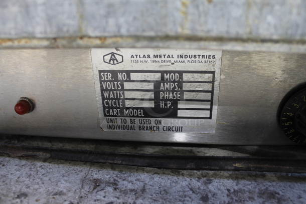 Atlas Metal Stainless Steel Commercial 4 Well Drop In Steam Table. 120/240 Volts, 1 Phase. - Image 5 of 5