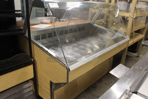 Federal Industries SQ5CD Stainless Steel Commercial Deli Display Case Merchandiser. 120 Volts, 1 Phase. Tested and Powers On But Does Not Get Cold