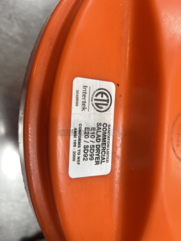Commercial Salad and lettuce dryer NSF  - Image 5 of 9
