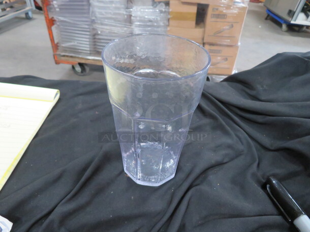 One Lot Of 25 Cambro Clear 22oz Tumblers.