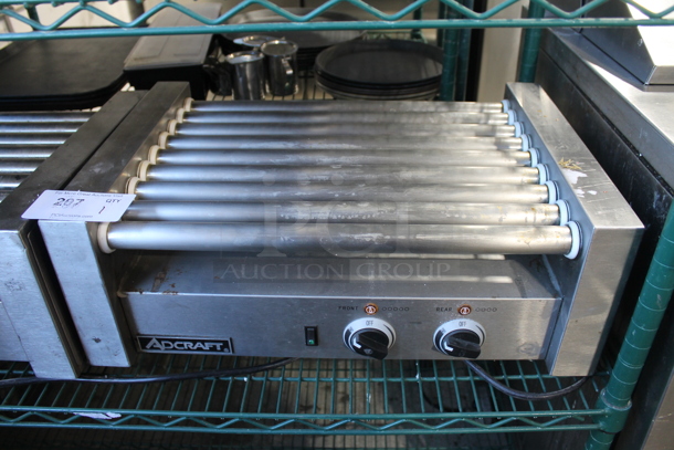 Adcraft RG-09 Stainless Steel Commercial Countertop Hot Dog Roller. 120 Volts, 1 Phase. Tested and Working!