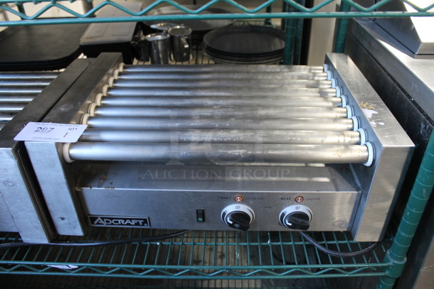 Adcraft RG-09 Stainless Steel Commercial Countertop Hot Dog Roller. 120 Volts, 1 Phase. Tested and Working! - Image 1 of 4