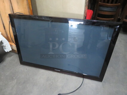 One Samsung 42 Inch Flatscreen. #PN420450BIDXZA