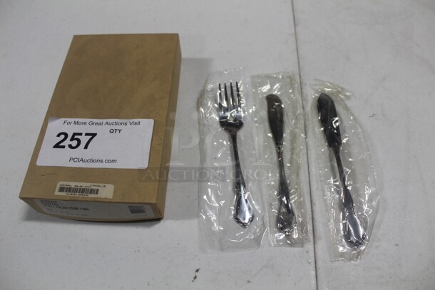 NEW IN BOX! 11 Boxes Miscellaneous Oneida Chateau Silverware.11X Your Bid!  - Image 1 of 5