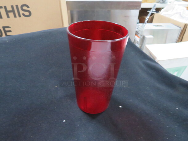 NEW DOZEN 12oz Red  Tumbler. 6XBID 72 TOTAL GLASSES!!! 