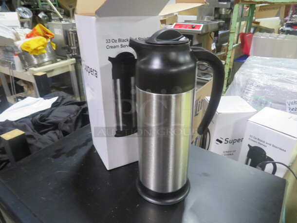 One NEW Supera 33oz Cream Server. #CRSV-33 - Image 1 of 1