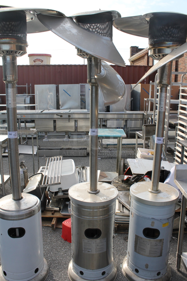 NCZH-G-KMZMSS Metal Floor Style Propane Gas Patio Heater. 48,000 BTU. - Image 1 of 7