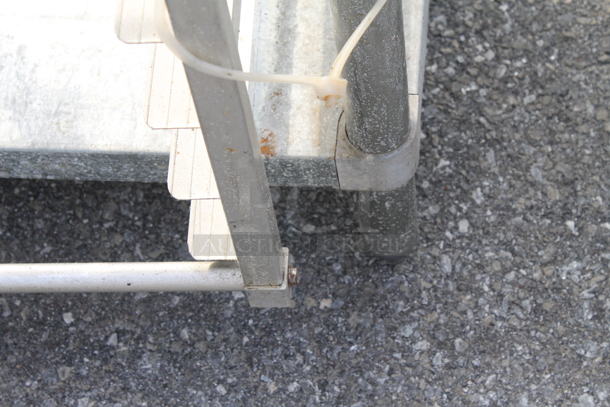 Stainless Steel Table w/ Under Shelf and Pan Rack. - Image 4 of 4