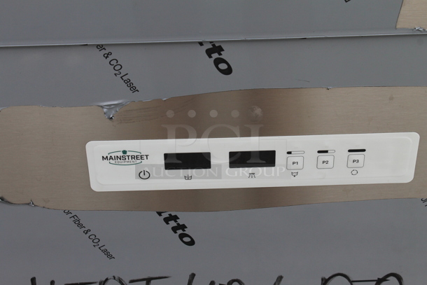 BRAND NEW SCRATCH AND DENT! 2023 Mainstreet 541HTDT401 Stainless Steel Commercial Straight Pass Through Dishwasher w/ Left Side Clean Side Dishwasher. 208-240 Volts, 3 Phase. - Image 6 of 11