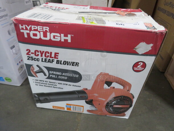One Hyper Tough 2 Cycle 25cc Leaf Blower.