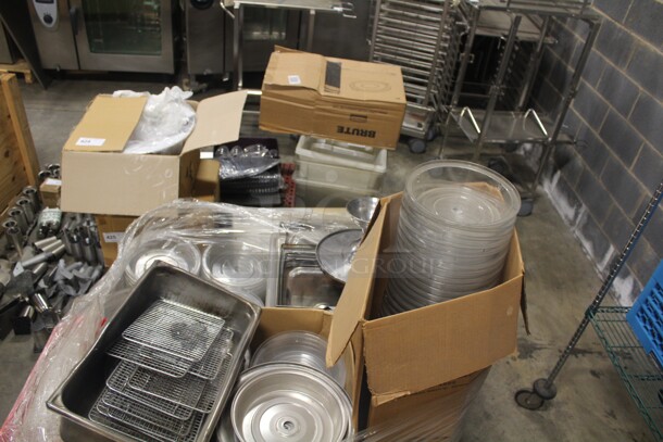 ALL ONE MONEY! Plastic Lids, Metal Racks And More - Image 2 of 3