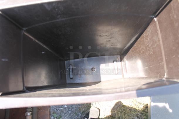 2 Slim Jim Brown Trash Cans. 2 Times Your Bid!  - Image 3 of 4