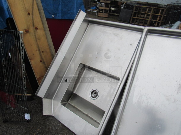 One Dirty Side Dishwasher Table. 48X30X36 - Image 1 of 1