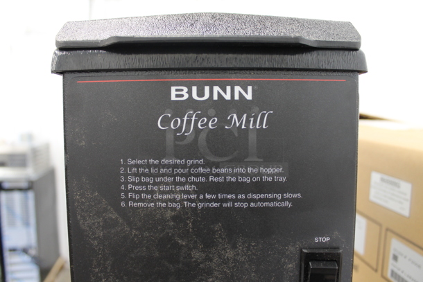 2022 Bunn G3 HD Metal Commercial Countertop Coffee Bean Grinder. 120 Volts, 1 Phase. Tested and Working!
 - Image 2 of 6