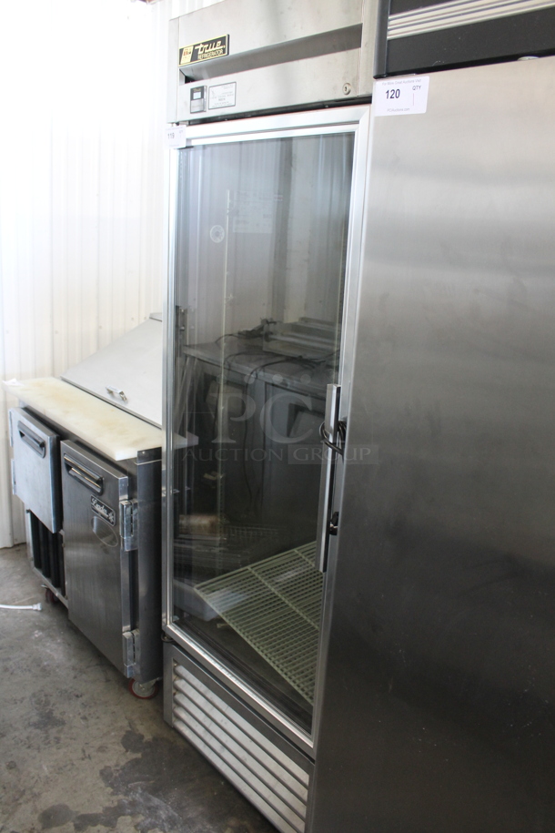2013 True TS-23G-LD Stainless Steel Commercial Single Door Cooler Merchandiser w/ Poly Coated Racks. 115 Volts, 1 Phase. Tested and Working! - Image 1 of 9