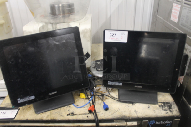 2 POSBank POS Monitors w/ Keyboard. 2 Times Your Bid! - Image 1 of 7